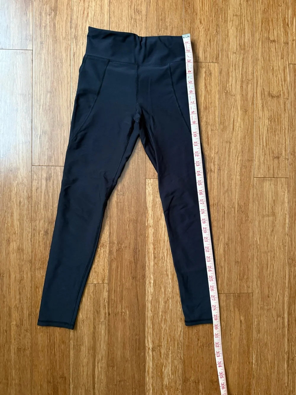 Old Navy Active Powersoft High Rise Girls Black Stretch Go-Dry Leggings - M (8)